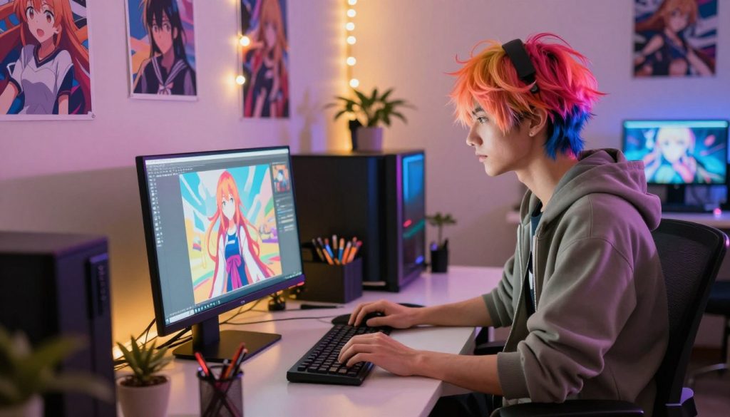 anime style nsfw image generation platform